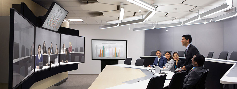 telepresence immersive polycom realpresence studio